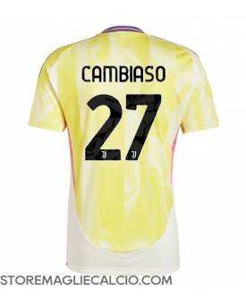 Juventus Andrea Cambiaso #27 Maglia Gara Trasferta Repliche 2024-25